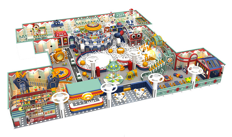 Commercial Indoor Play Structure Area