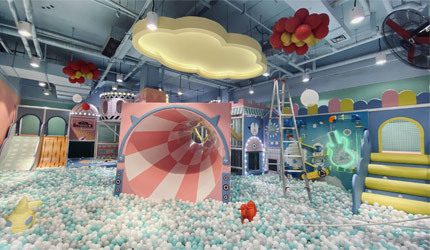 How to clear the indoor playground?