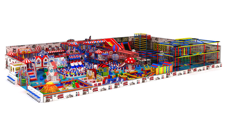 Commercial Indoor Playground for Kids Structure Area