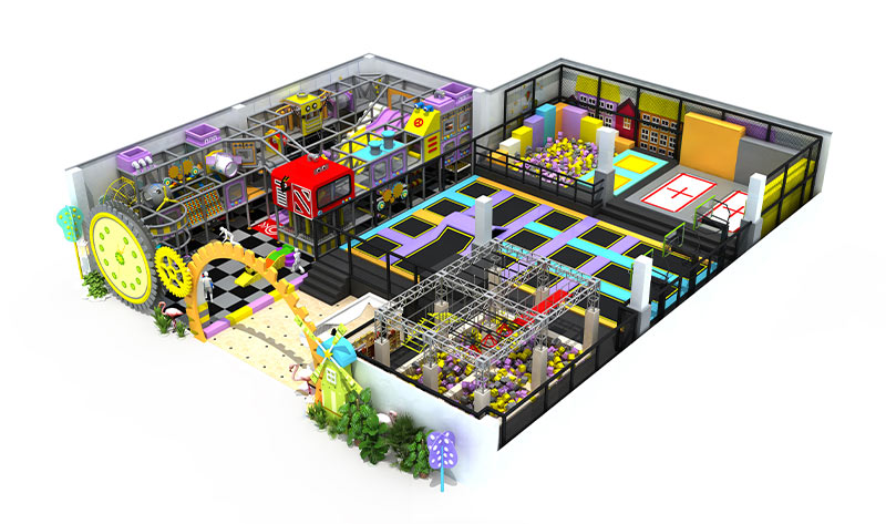 Hot Sale Commercial Trampoline Professional Trampoline Park Supplier Design Drawing