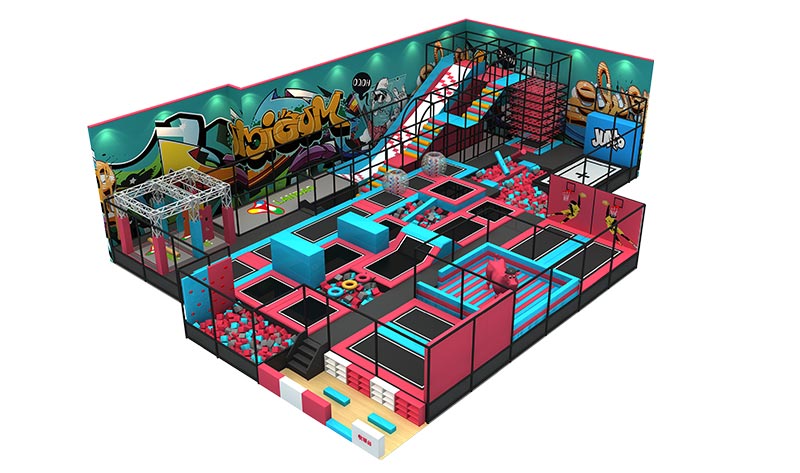 Kids and Adults Trampoline Park Supplier