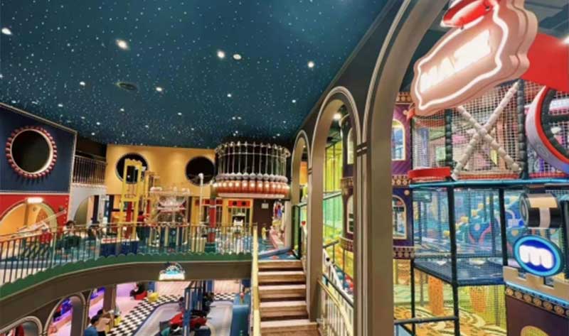 What are the popular items in the children indoor playground?